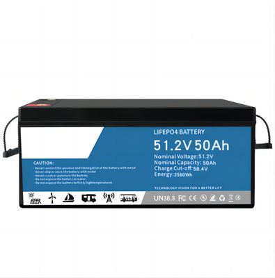 Wasserdichter Lithium-Batterie LifeP04 SLA-Ersatz 51.2V 50AH mit Bluetooth