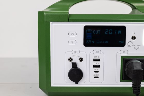 Hocheffiziente AC 300W 220V Ausgang Portable Solargenerator Wiederaufladbare LifePO4 Batterie für Wandern im Freien
