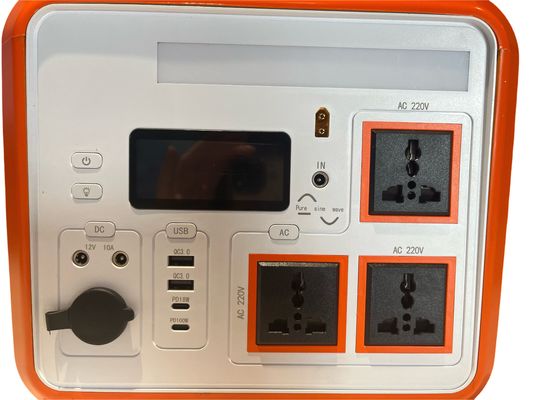 1152WH Ultra-große Kapazität DC12V AC 110V ROHS zugelassenes tragbares Kraftwerk mit Solarpaneel für UPS-Stromversorgung