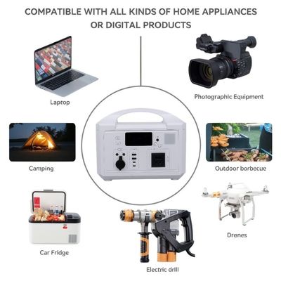 Explosionssichere Batterie-Packung Super-Ausgangsleistung 600W Lithium-Ionen-Batterie Portable Power Station für Camping