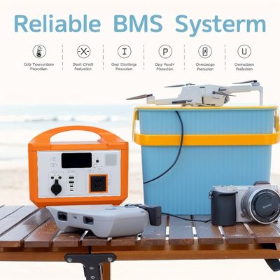Wasserdicht IP51 600W AC 12V MPPT Solarcontroller Portable Solar Power Station mit CE-Zulassung für Mäher/Elektrobohrer