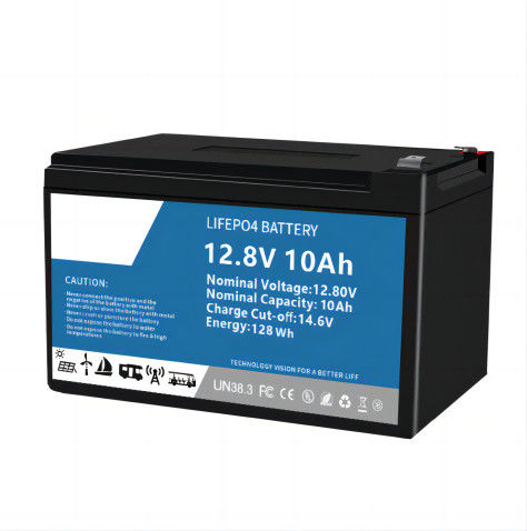 SLA-Bleisäure-LifeP04-Lithiumbatterie, stabile Aufladung, 12,8 V, 10 Ah, für Bergmannslampe