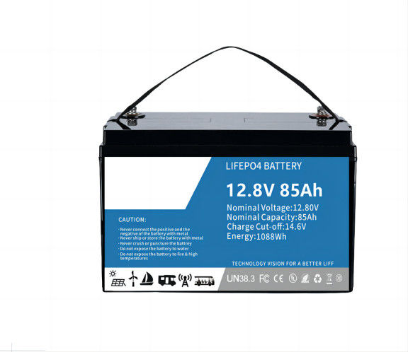 Umweltfreundliche Lithium-Batterie der Hochleistungs-12.8V 85AH SLA des Ersatz-LifeP04 errichtet in BMS For Solar Light
