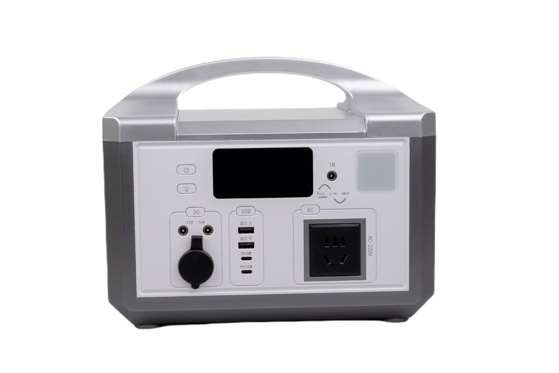 50HZ/60HZ AC Steckdose Flash Fisch Solargenerator Portable Energiespeicher mit Solarplattenladung für Bürogeräte