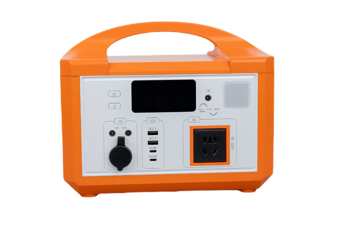 600 Watt Wechselstromanschluss Wiederaufladung Lithium-Eisen-Phosphat-Batterie mit feuerfestem Batteriepaket Backup-Stromversorgungsanlage für Drohnen