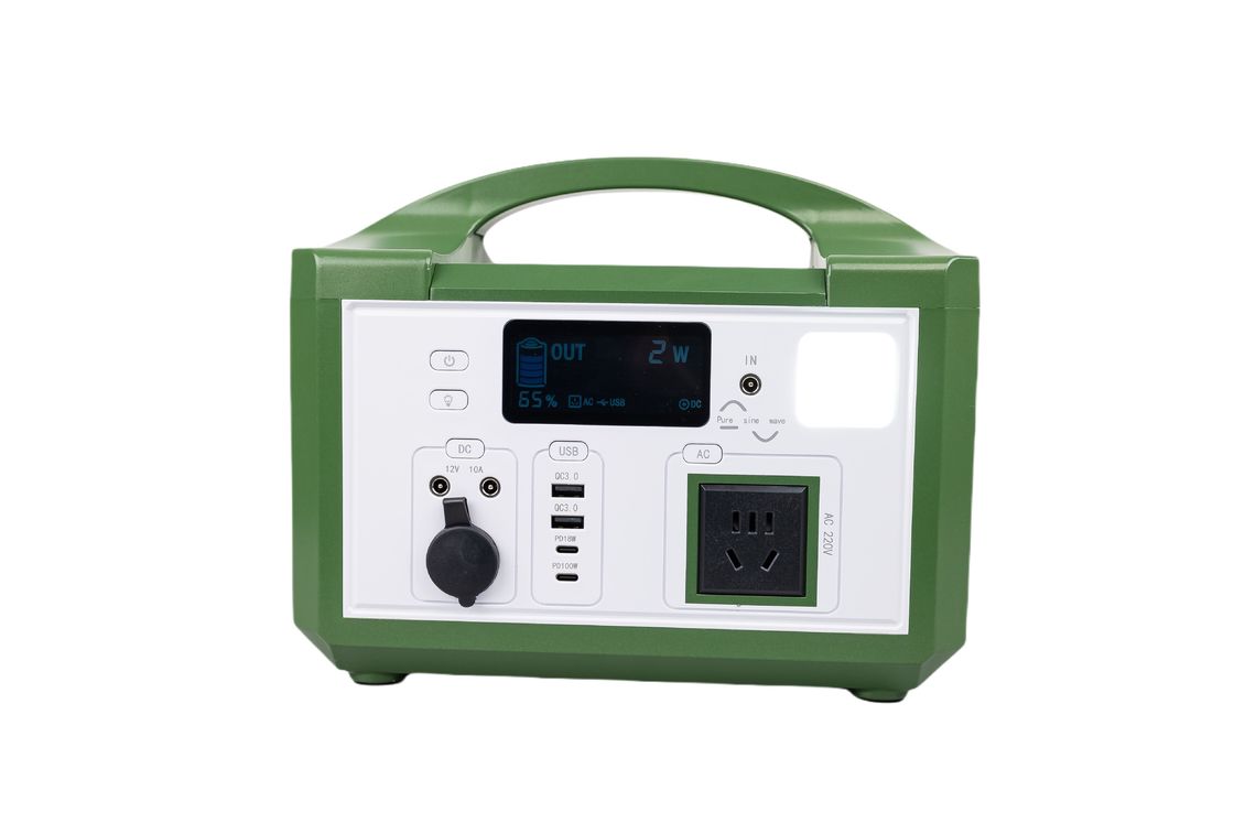 Hocheffiziente AC 300W 220V Ausgang Portable Solargenerator Wiederaufladbare LifePO4 Batterie für Wandern im Freien