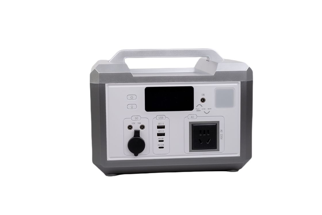 Silver Shell Ultra Output Leistung 600W EU Adapter Ladebank mit LCD-Display Bildschirm für Outdoor-RV Camping