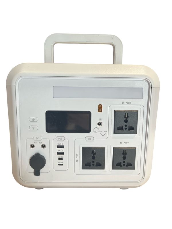 Keine Speichereffekt 1500W Ausgangsleistung Alles in einem Solarsystem Portable AC Power Station mit LED-Licht Für RV Camping